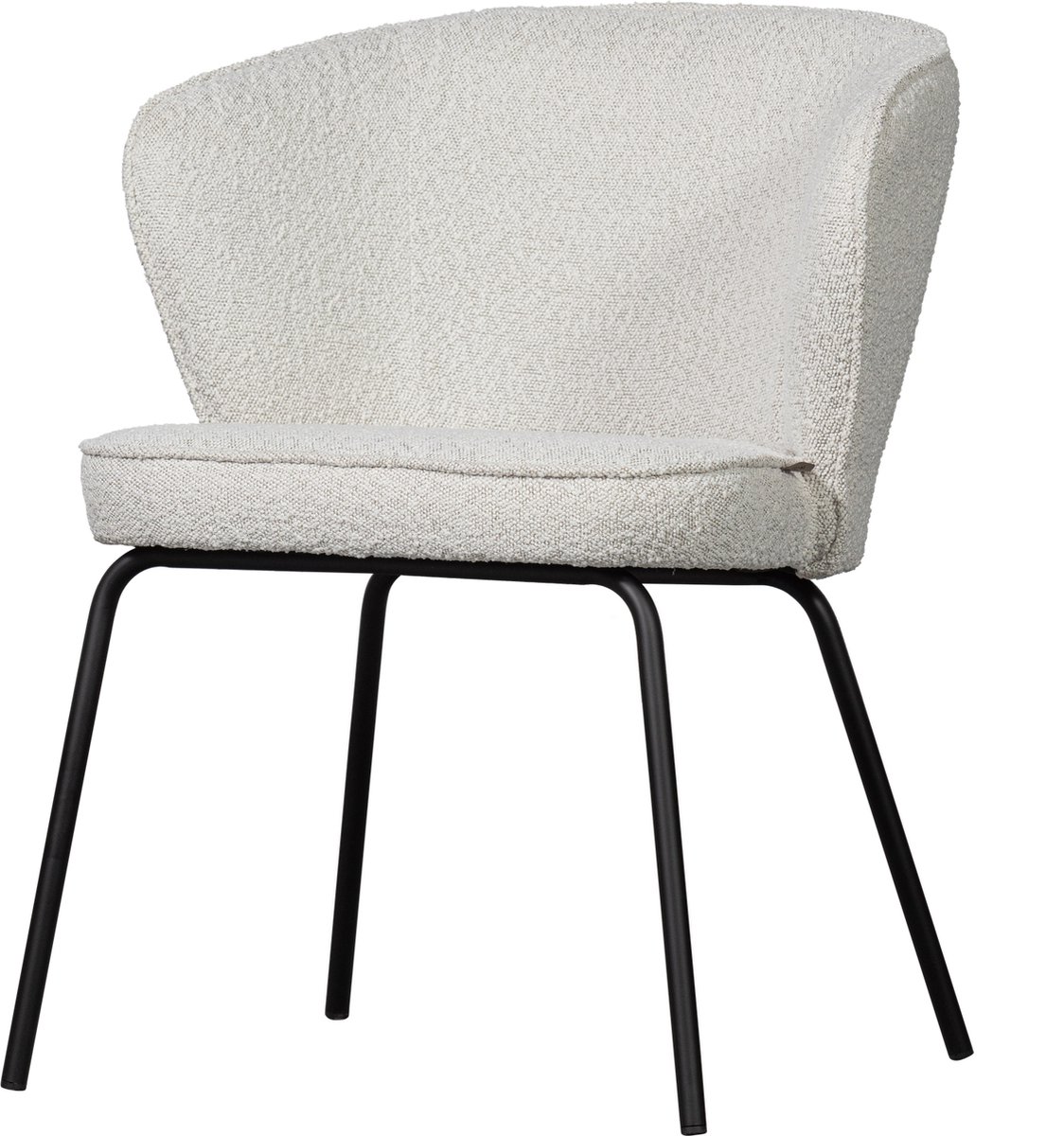 BePureHome Admit Eetkamerstoel - Bouclé Naturel