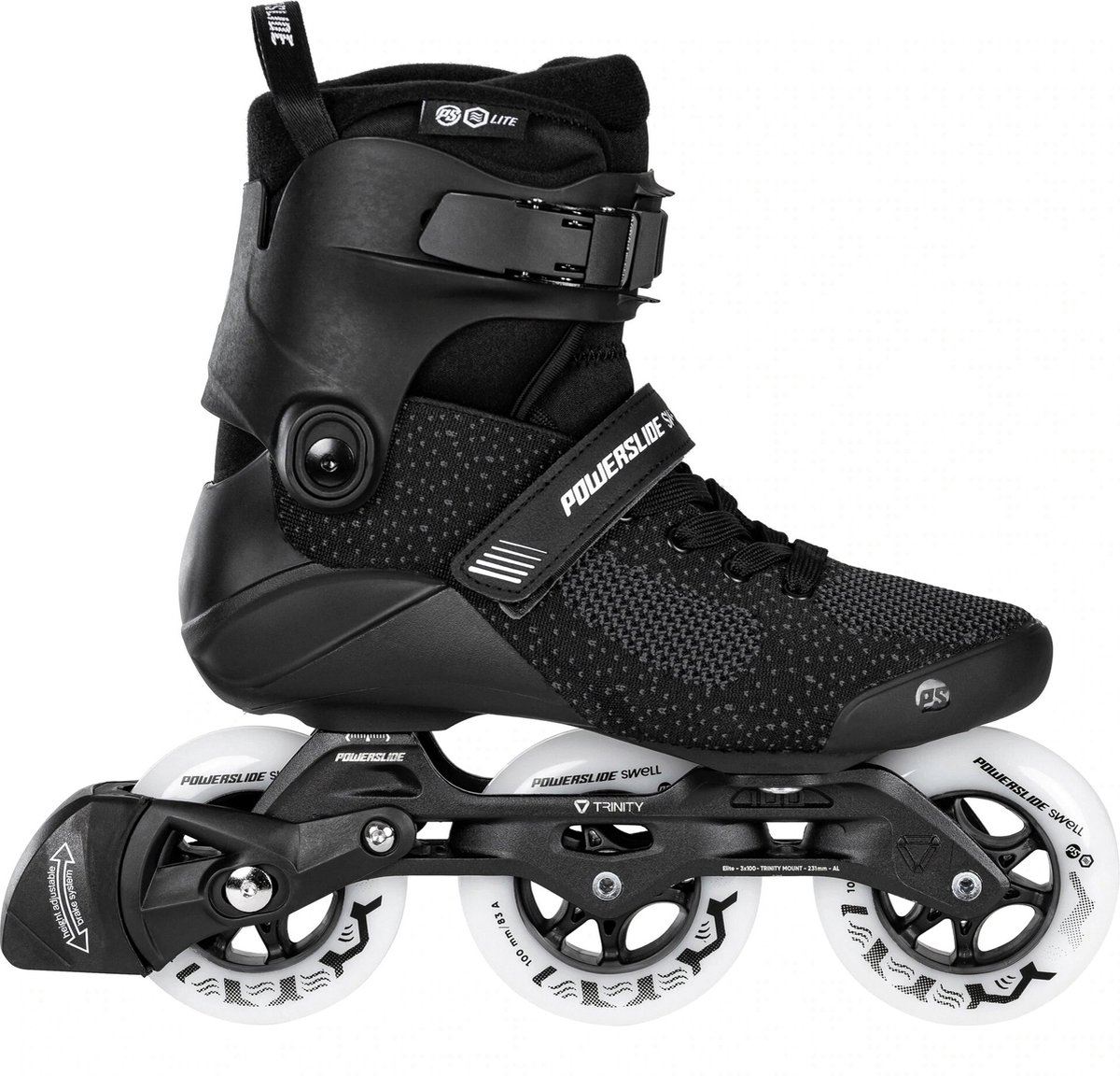 Swell Lite Black 100 - Tri Skates