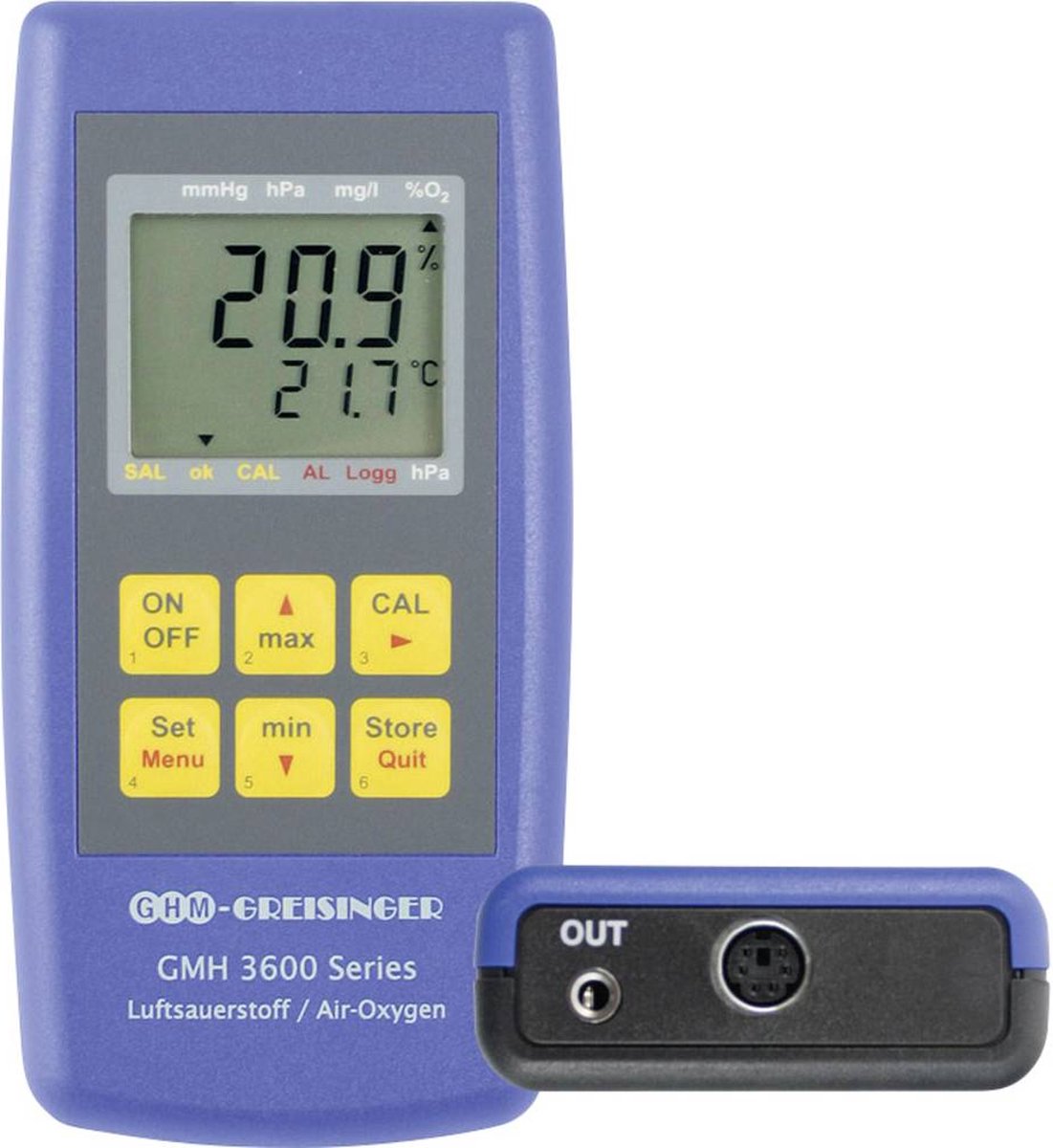 Greisinger GMH3692 Zuurstofmeter
