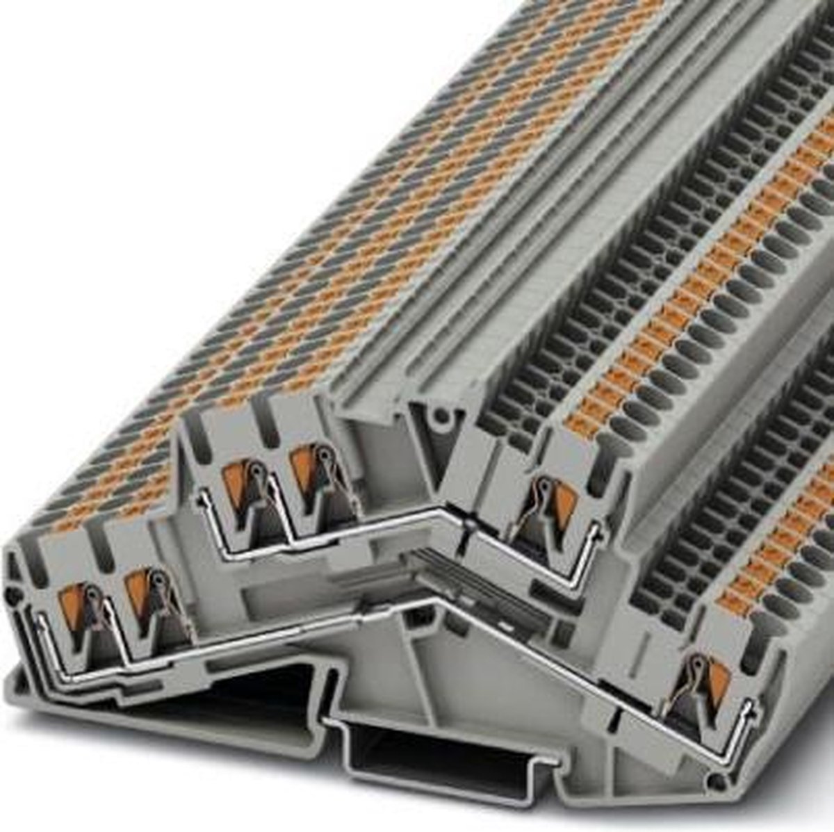 Phoenix Contact 3210600 Klem 2-etages 5.2 mm Spanveer Grijs 50 stuk(s)