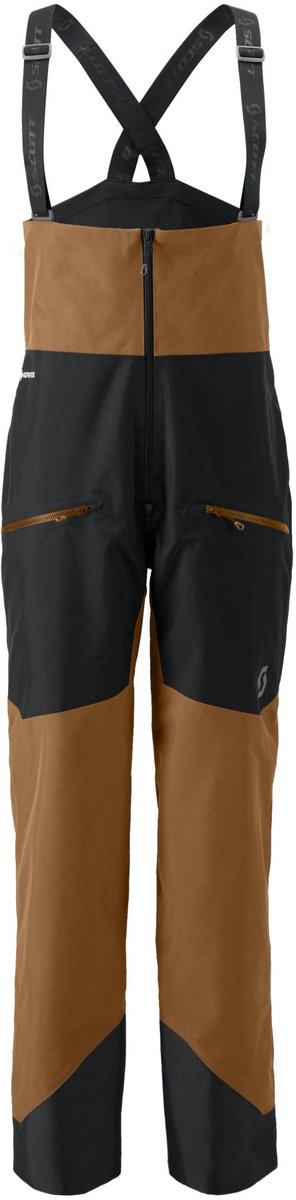 Scott Vertic Gore-Tex 2-laags skibroek zwart/bruin heren, M