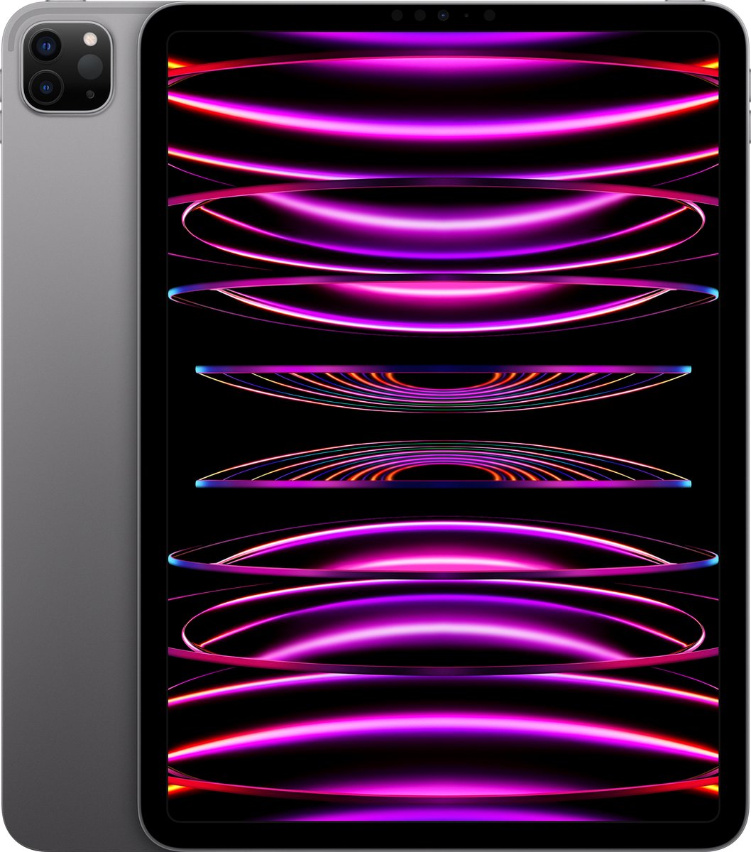 Apple iPad Pro 12.9 (6e generatie) WiFi 2 TB Spacegrijs iPad 32.8 cm (12.9 inch) Apple M2 iPadOS 16 2732 x 2048 Pixel