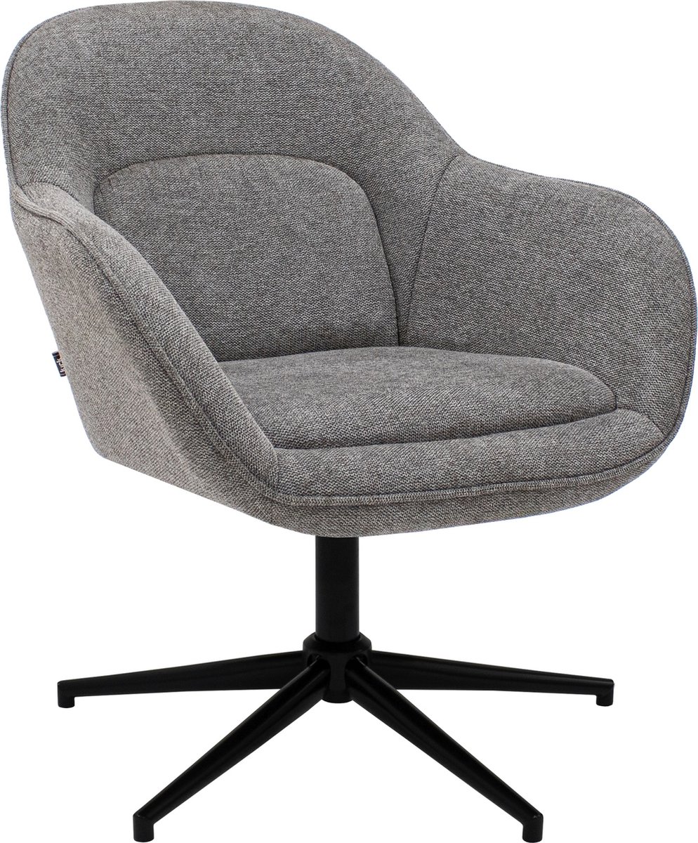 Kick draaifauteuil Lux - Donkergrijs