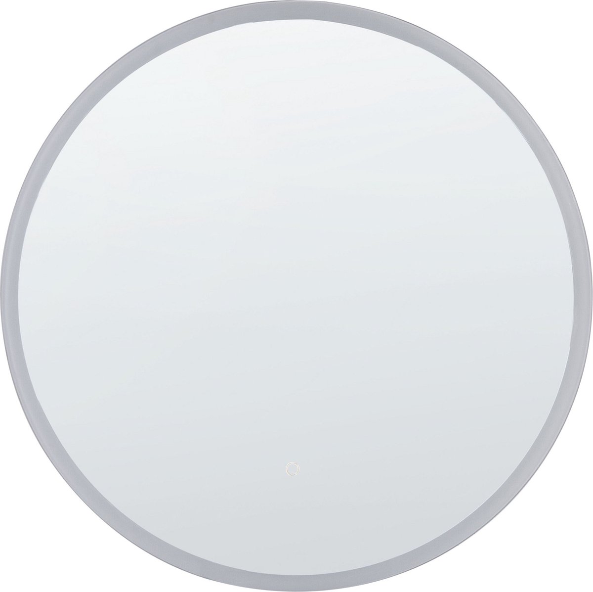 Beliani - DEAUVILLE - LED-spiegel - Zilver - Glas