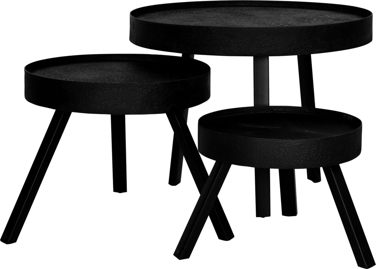 Kick salontafelset Job - Zwart
