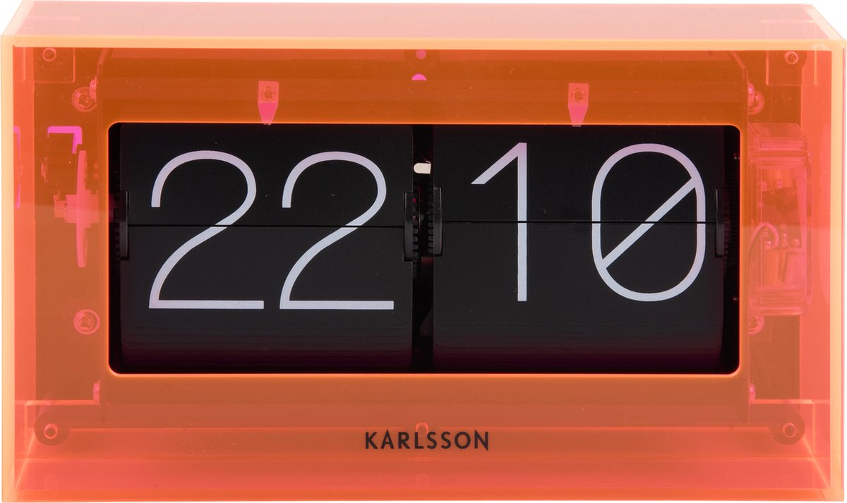 Karlsson - Table clock Boxed Flip