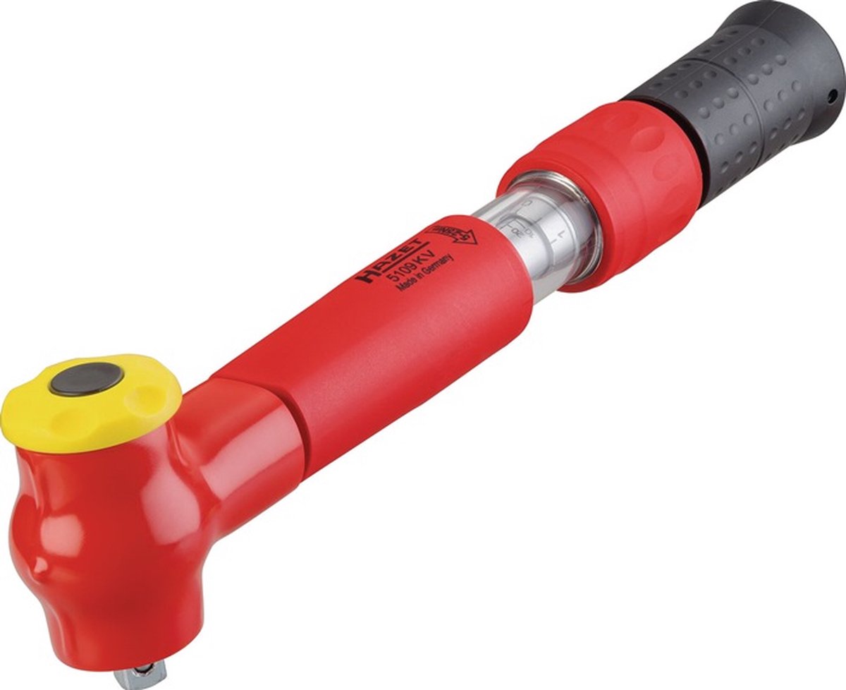 HAZET Momentsleutel · geïsoleerd 5109KV · Draaimomentbereik min-max: 5?-?25 Nm · Nauwkeurigheid: 4% · 3/8 inch (10 mm) vierkant massief · Lengte: 305