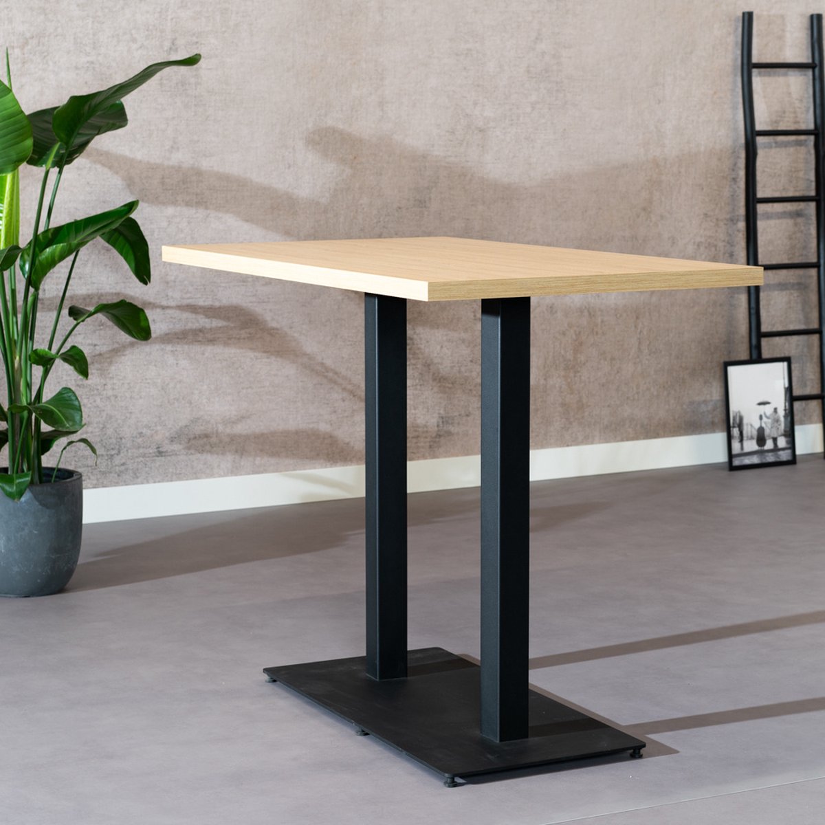 Bronx71 Bartafel Nils melamine eiken 140 x 80 x 109 cm