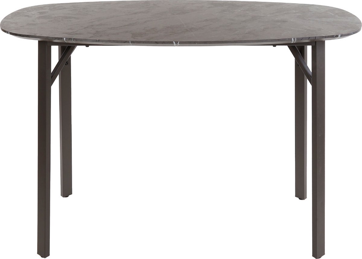 Fraaai Karla bartafel deens ovaal - zwart|bruin