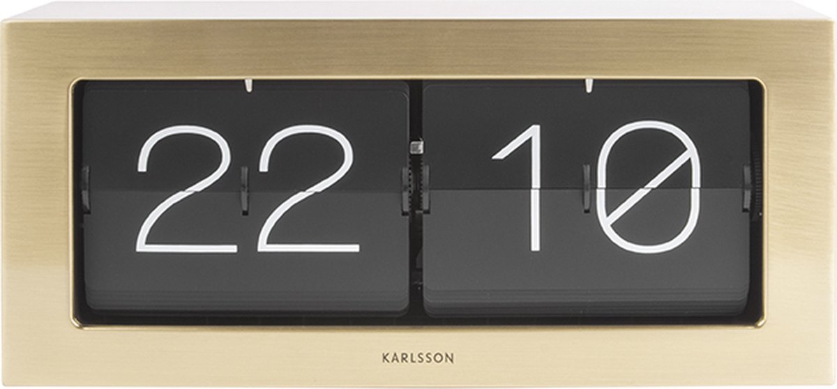 Karlsson Boxed Flip Tafelklok 37 x 17,5 cm