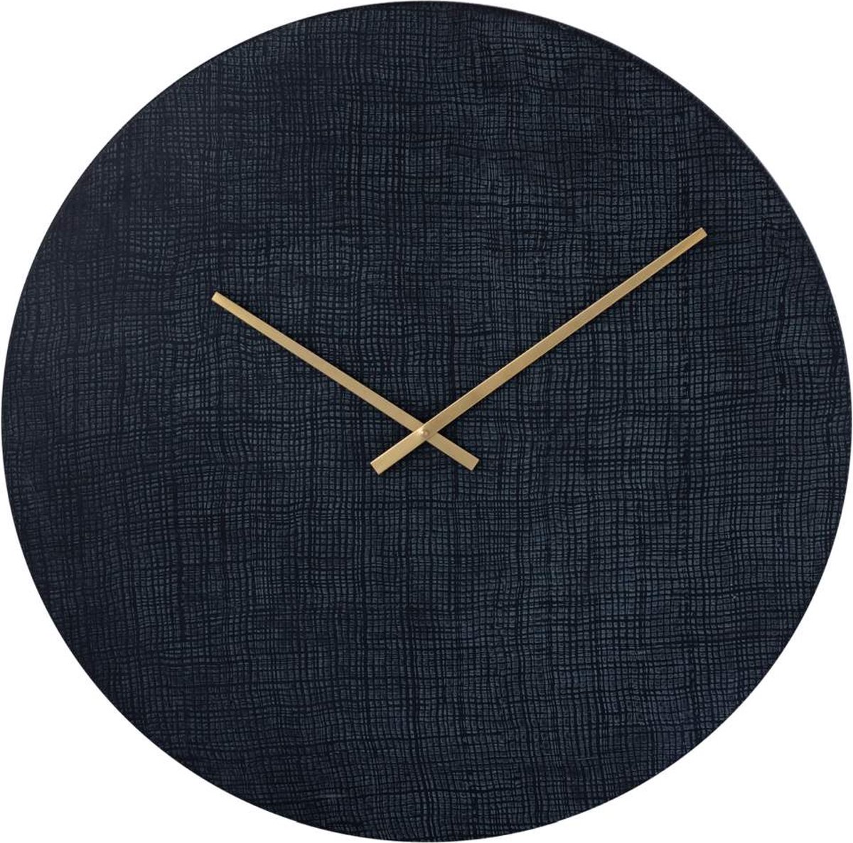 PTMD Emmett Klok - 71x2x71 cm - Ijzer - Zwart