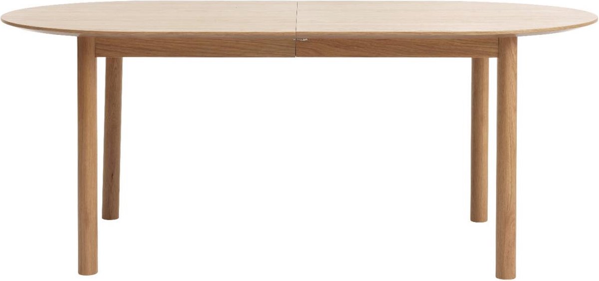 Nordic Home Bjørn uitschuifbare ovale eettafel - 100x190-280 cm -