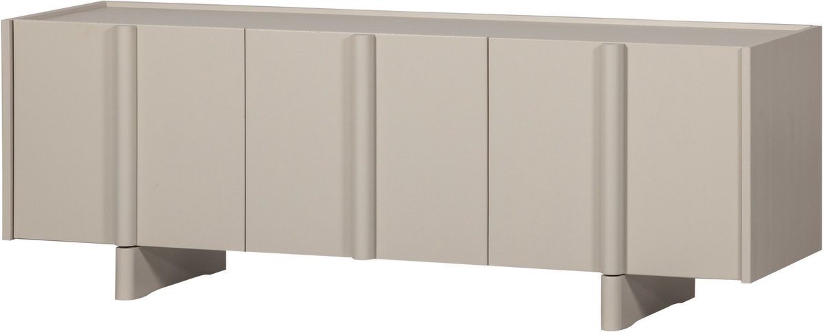 WOOOD Basu Tv-Meubel - Grenen - Grijs - 53x152x46