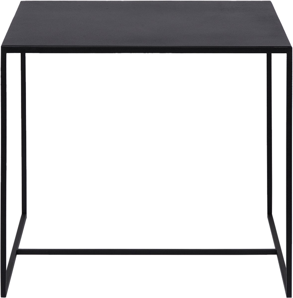 Atmooz Salontafel Conner Small - Metaal Vierkant - Zwart - 50x50cm