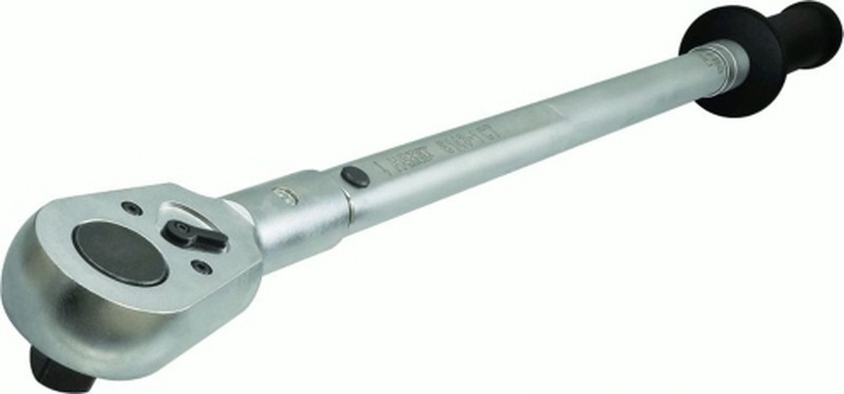HAZET Momentsleutel 6123-1CT - Draaimomentbereik min-max: 60 - 320 Nm - Nauwkeurigheid: 2% - 1/2 inch (12,5 mm) vierkant massief - Lengte: 661 mm