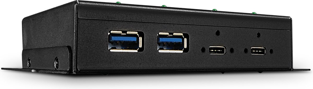 LINDY 43094 USB 3.2 Gen 2-hub 4 poorten Zwart