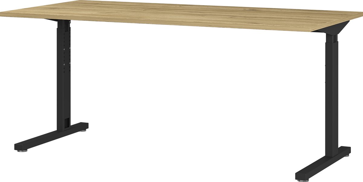 Germania Profi 160 cm Bureautafel Grandson Eiken | Zwart