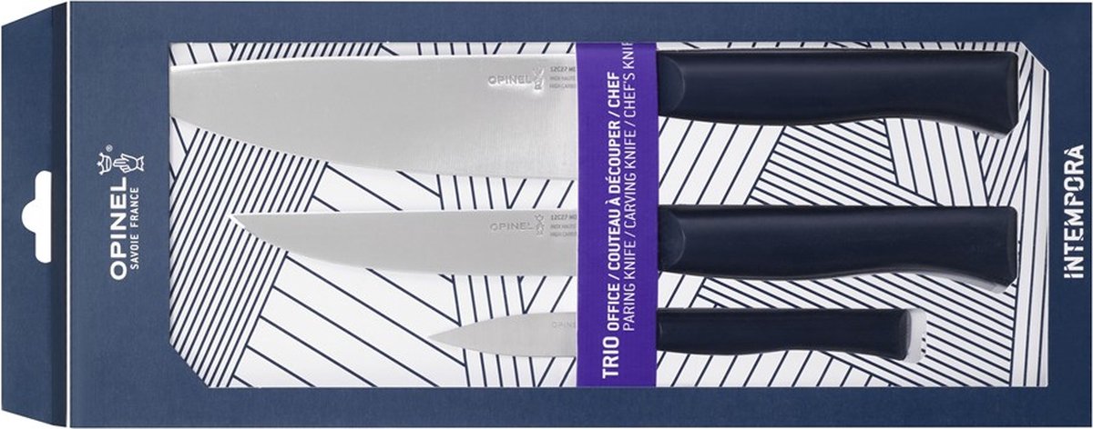 Opinel Intempora Messenset - 3-delig - RVS & POM - Proffessioneel