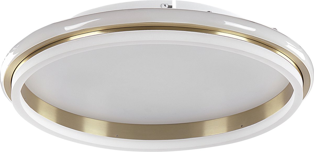Beliani - TAPING - Plafondlamp - Wit - Staal