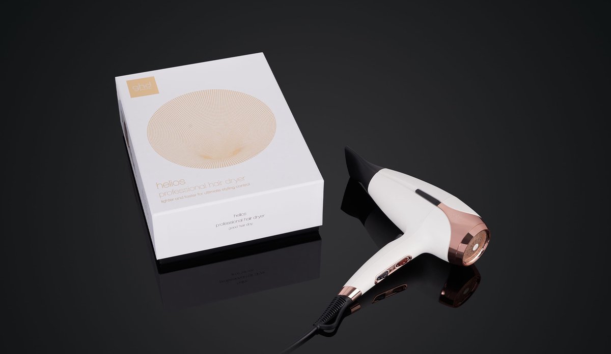 ghd Helios Hairdryer White