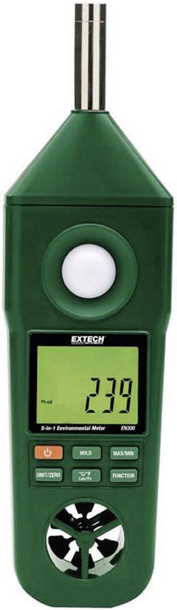 Extech EN300 Temperatuurmeter +1 - +50 °C Sensortype K