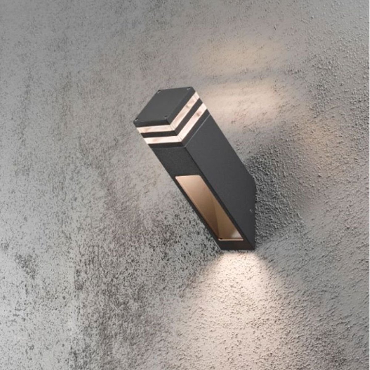 Konstsmide 7944-370 7944-370 LED-buitenlamp (wand) Energielabel: F (A - G) LED LED vast ingebouwd 8 W Antraciet