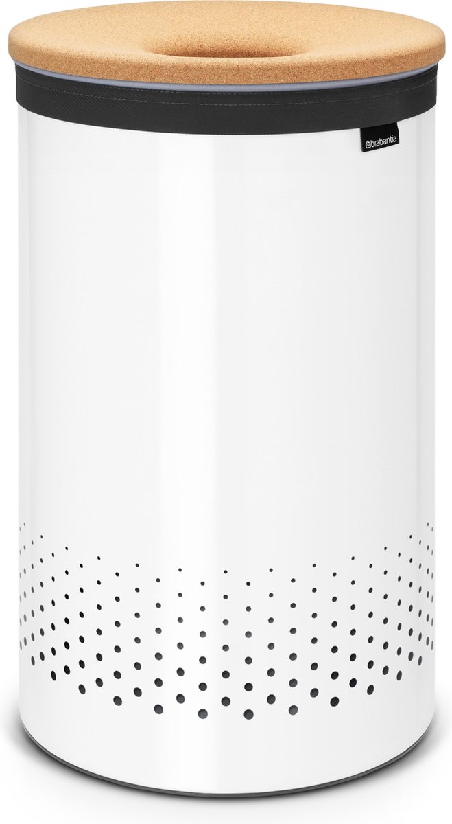 Brabantia Wasbox 60 L - Wit / Kurk