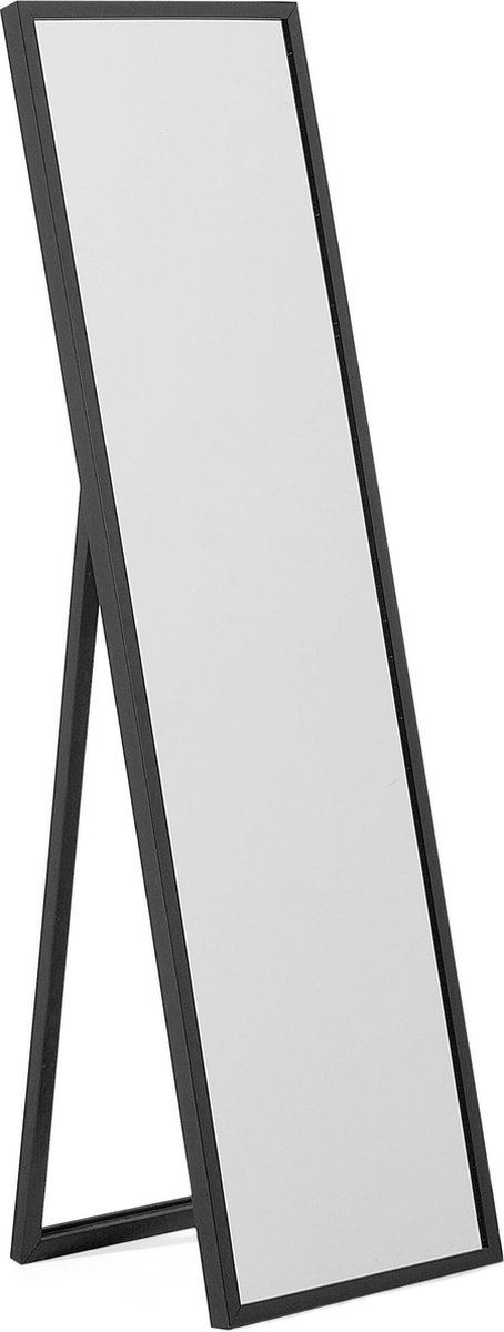 Beliani - TORCY - Staande spiegel - Zwart - Synthetisch materiaal