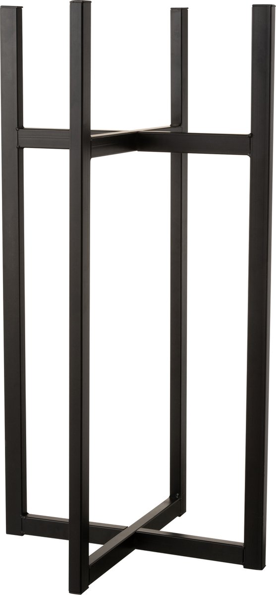 J-Line Voet voor Bloempot Zwart Large