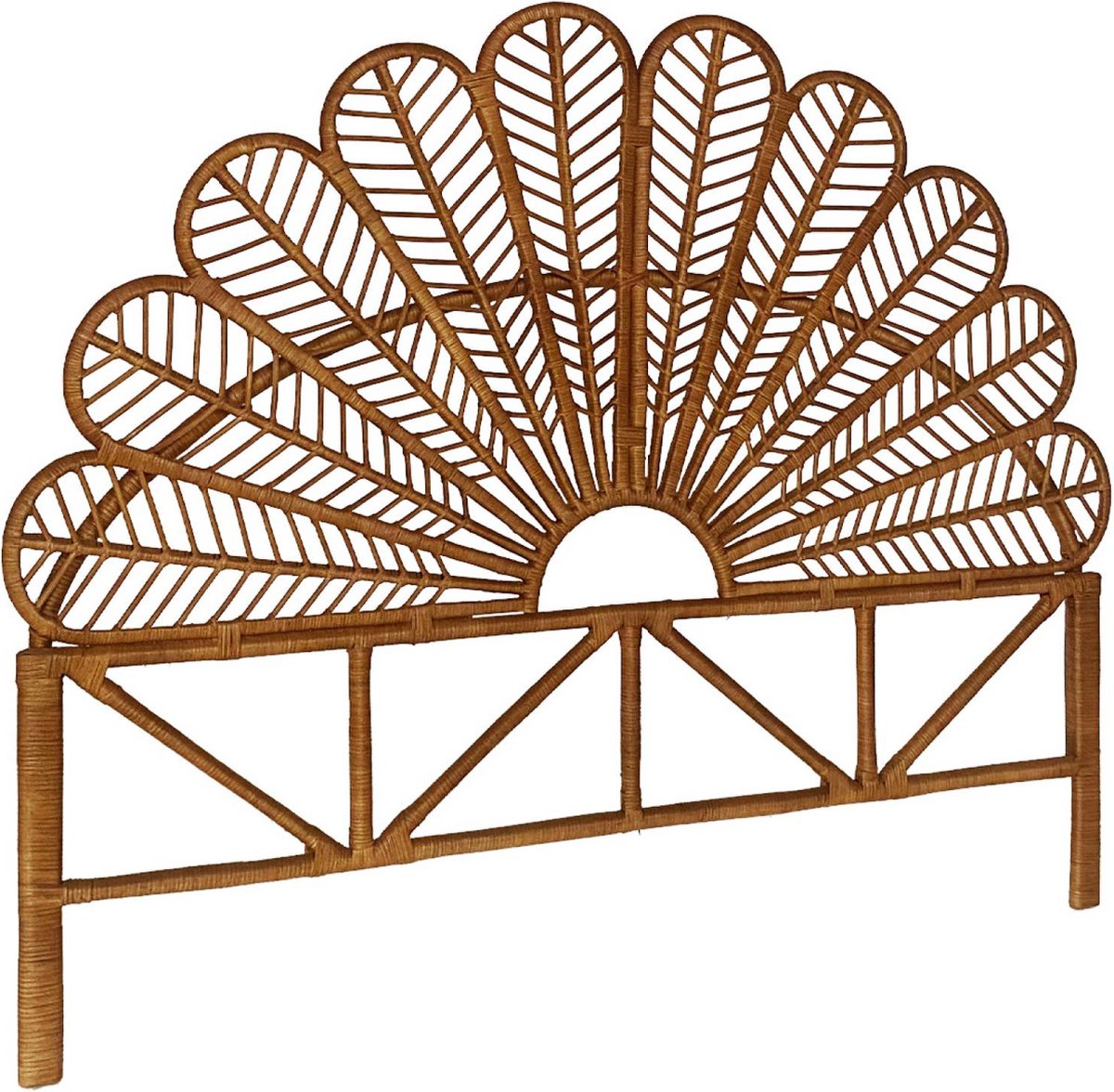 sweeek - Donker rotan hoofdbord