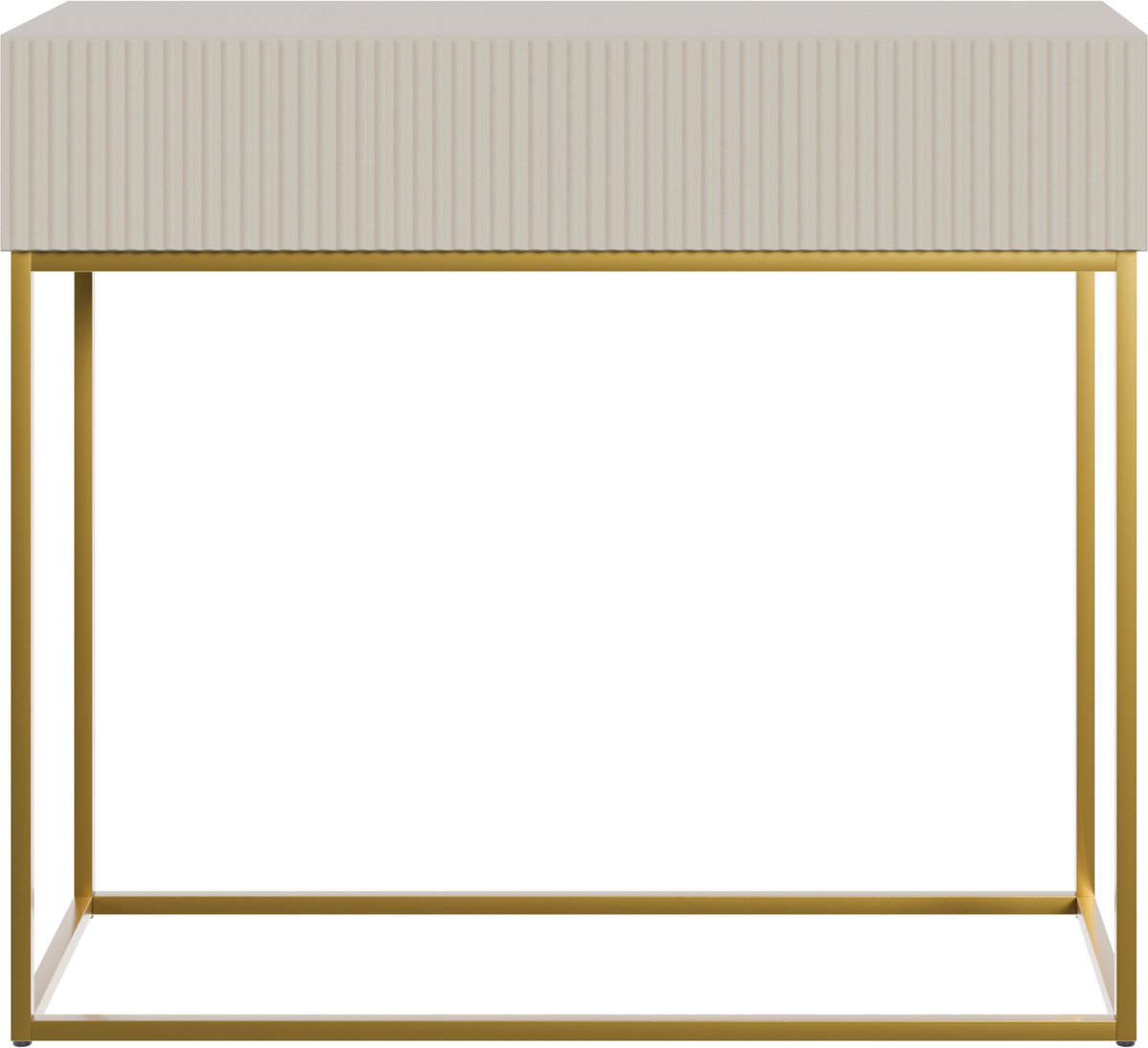 NADUVI Collection Vesper Sidetable - Greige / Goud