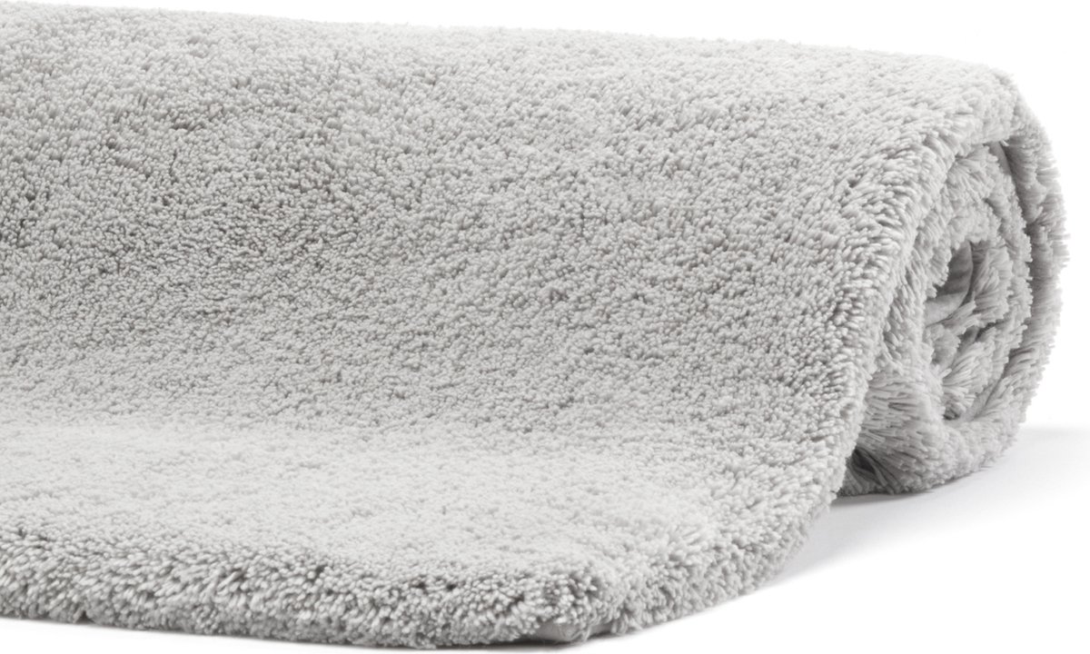 Aquanova Alma Badmat L 60 x B 100 cm - Zilvergrijs