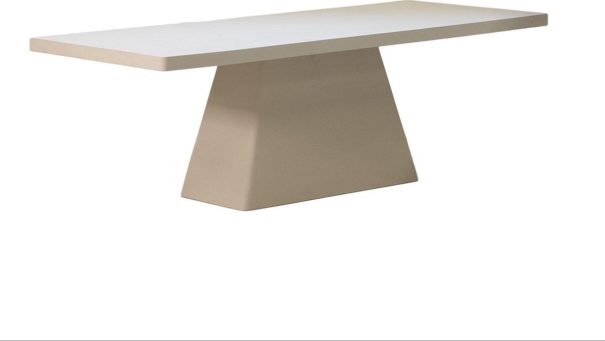 Giga Meubel - Eettafel Rechthoek 160cm - Beige Eco Composiet - Avia