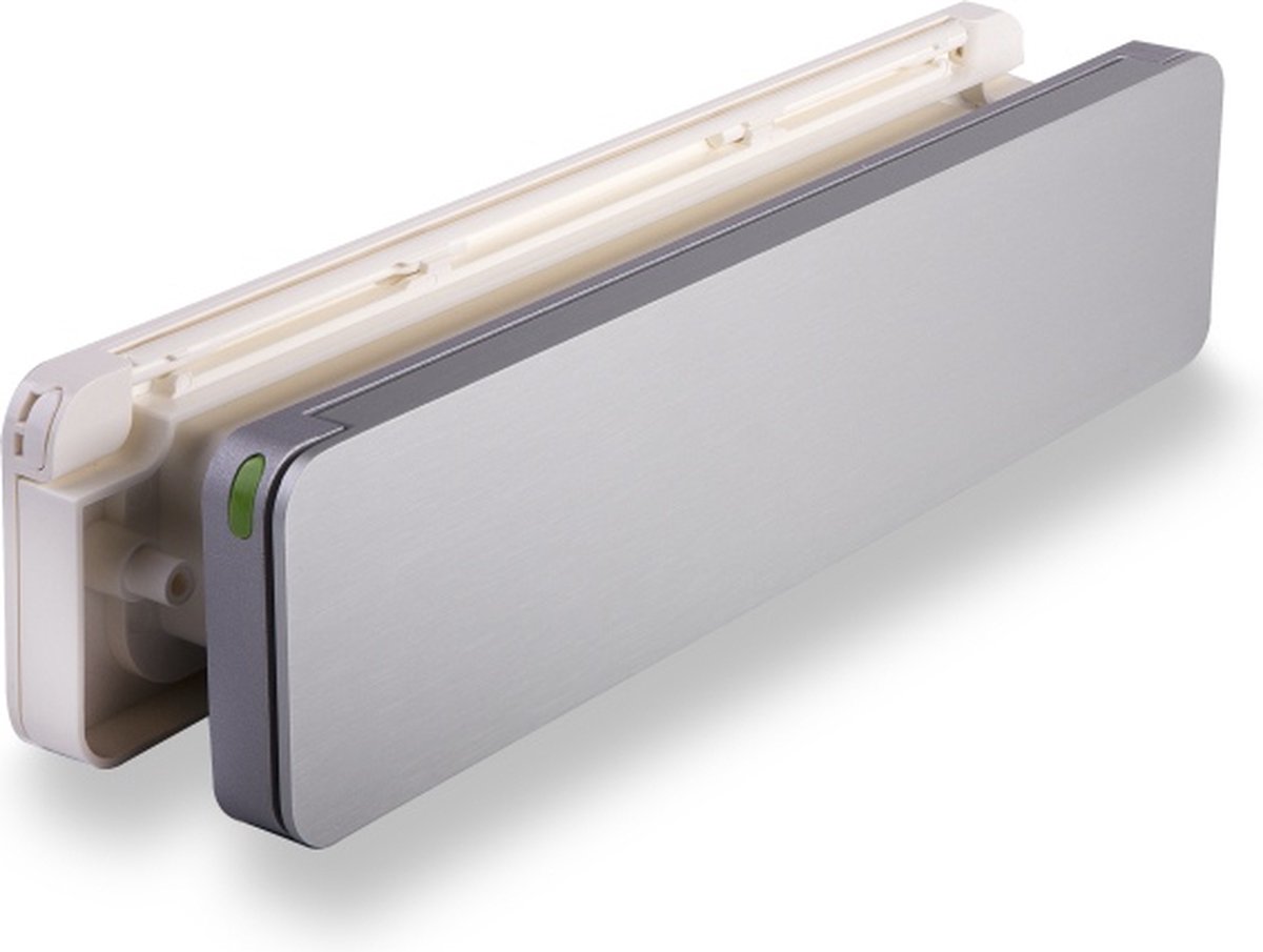 Homebox brievenbus - buitenklep geanodiseerd aluminium binnenklep RAL9001