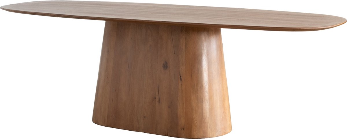 Giga Meubel - Eettafel Stijn Bruin Deens Ovaal 220cm