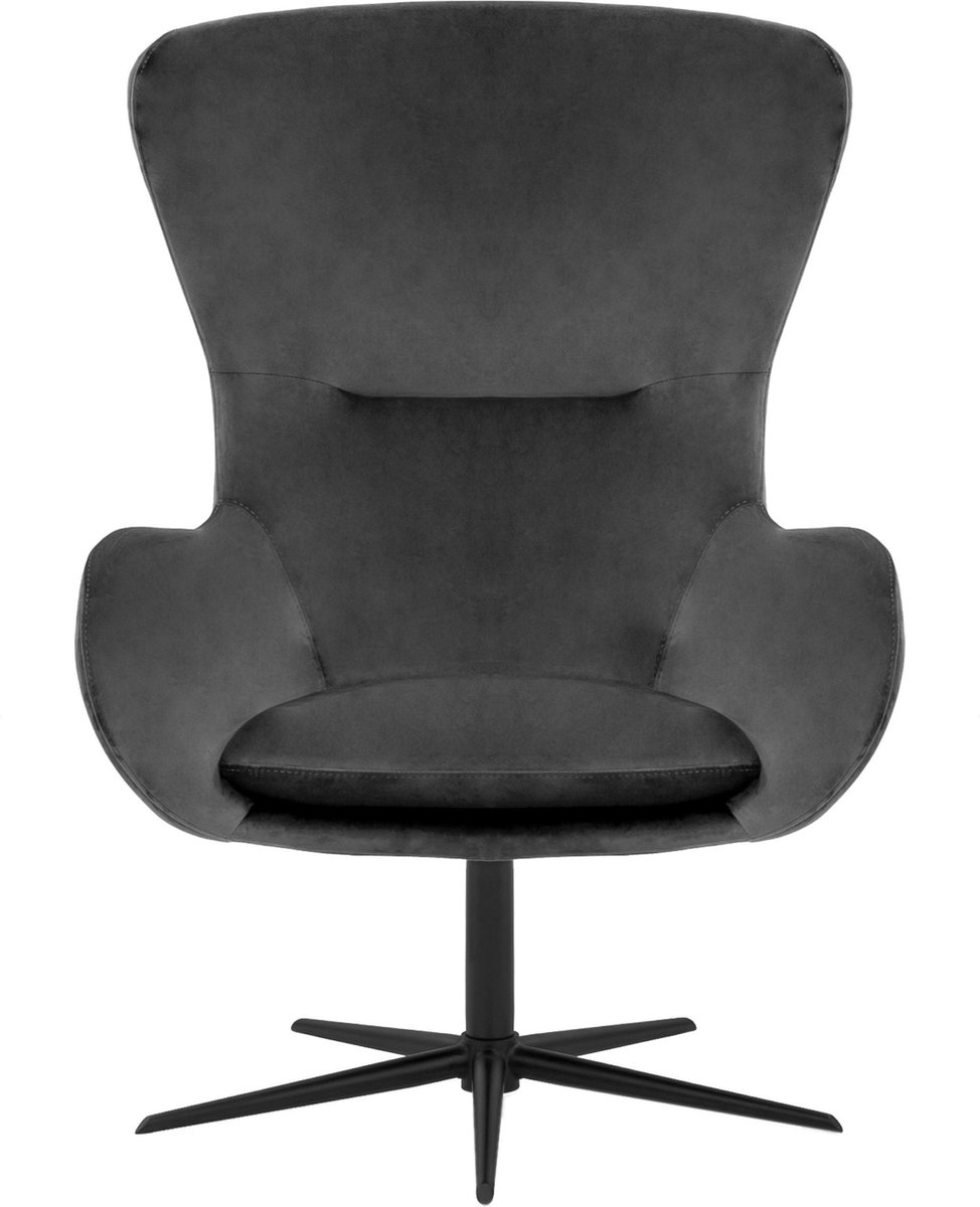 Kick draaifauteuil Boaz - Donkergrijs