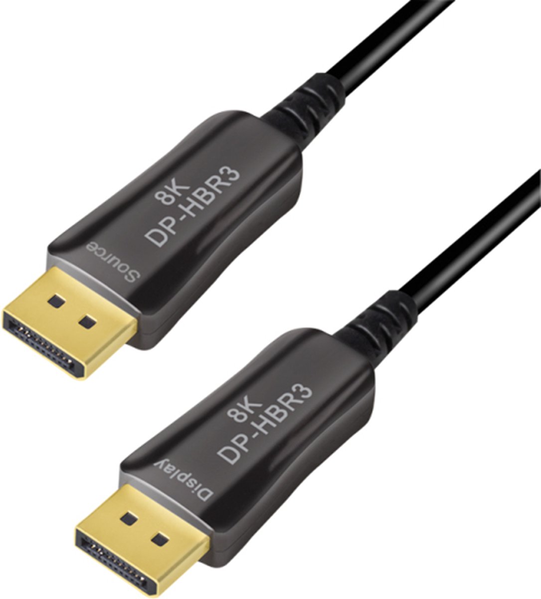 LogiLink DisplayPort AV Aansluitkabel [1x DisplayPort - 1x DisplayPort] 50 m Zwart