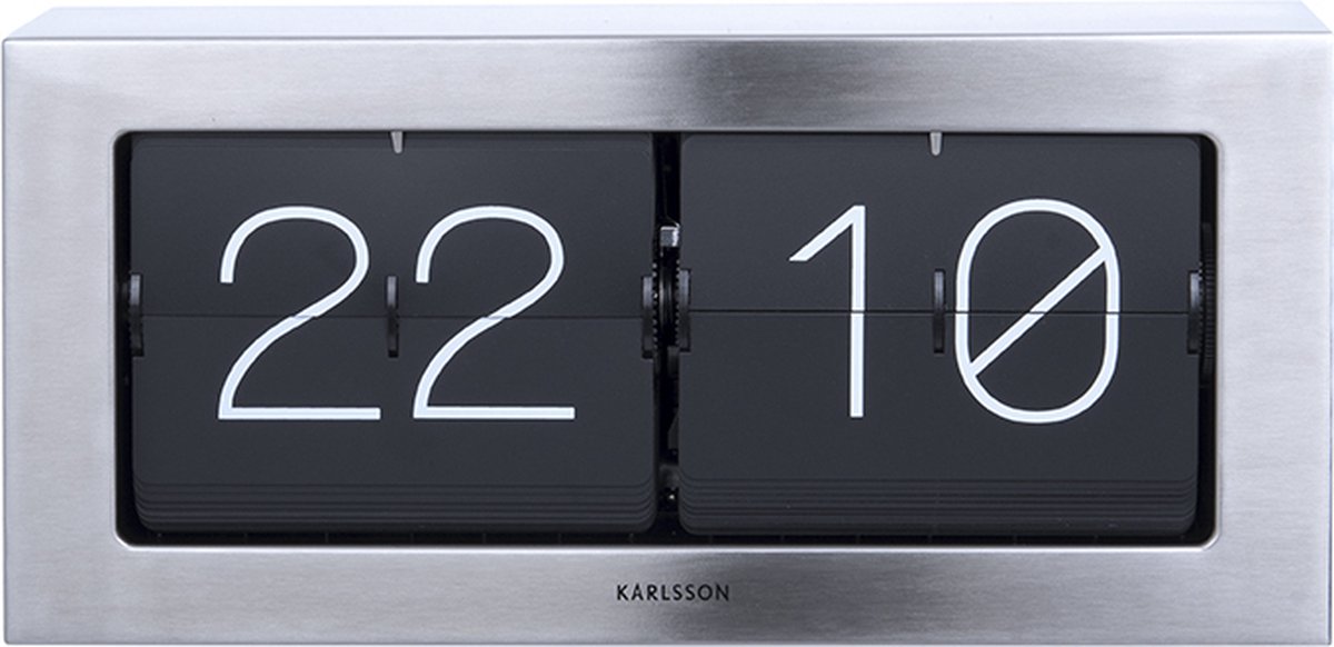 Karlsson Boxed Flip Tafelklok 37 x 17,5 cm