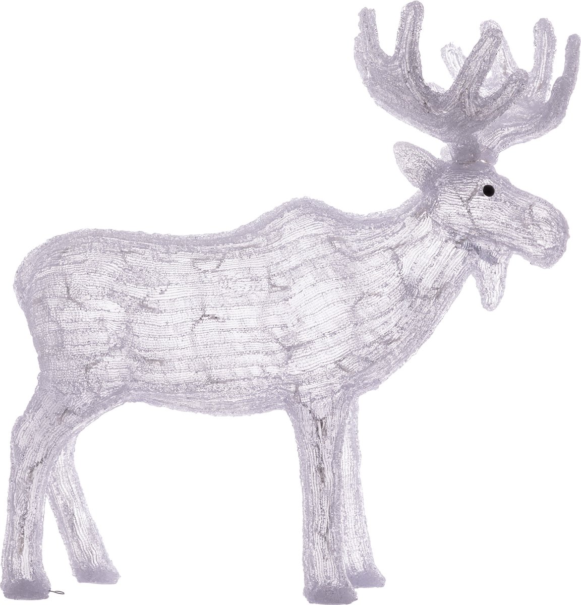 LED verlichte rendier - 73 cm - 100 lampjes - warm wit - kerstverlichting - dieren -