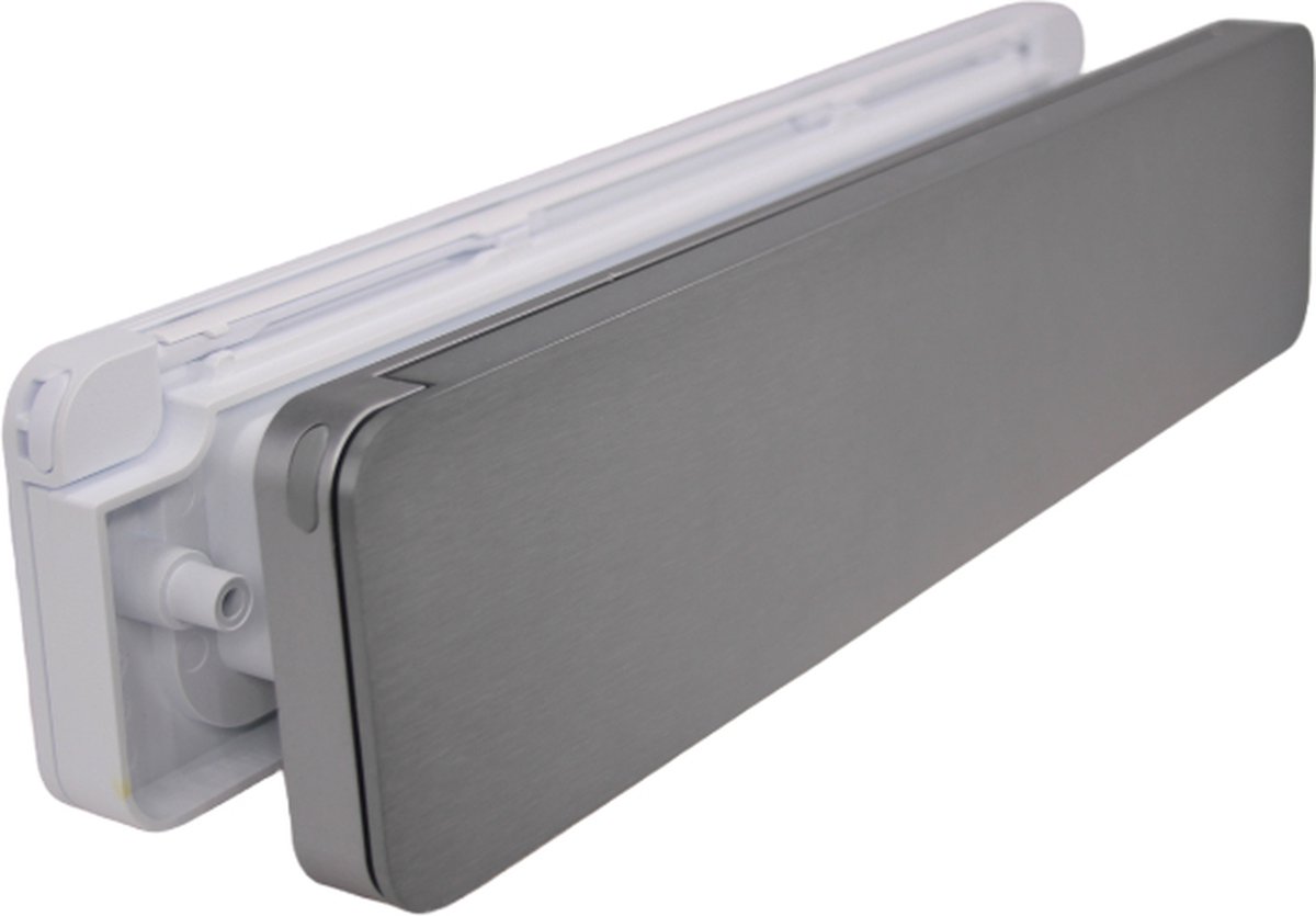 Homebox brievenbus - buitenklep ALUINOX binnenklep RAL9010