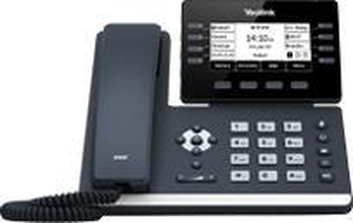 Yealink SIP-T53W Vaste VoIP-telefoon Bluetooth, Handsfree, Compatibel voor hoorapparatuur, Headsetaansluiting, Optisch belsignaal, PoE, Nummerherhaling, WiFi