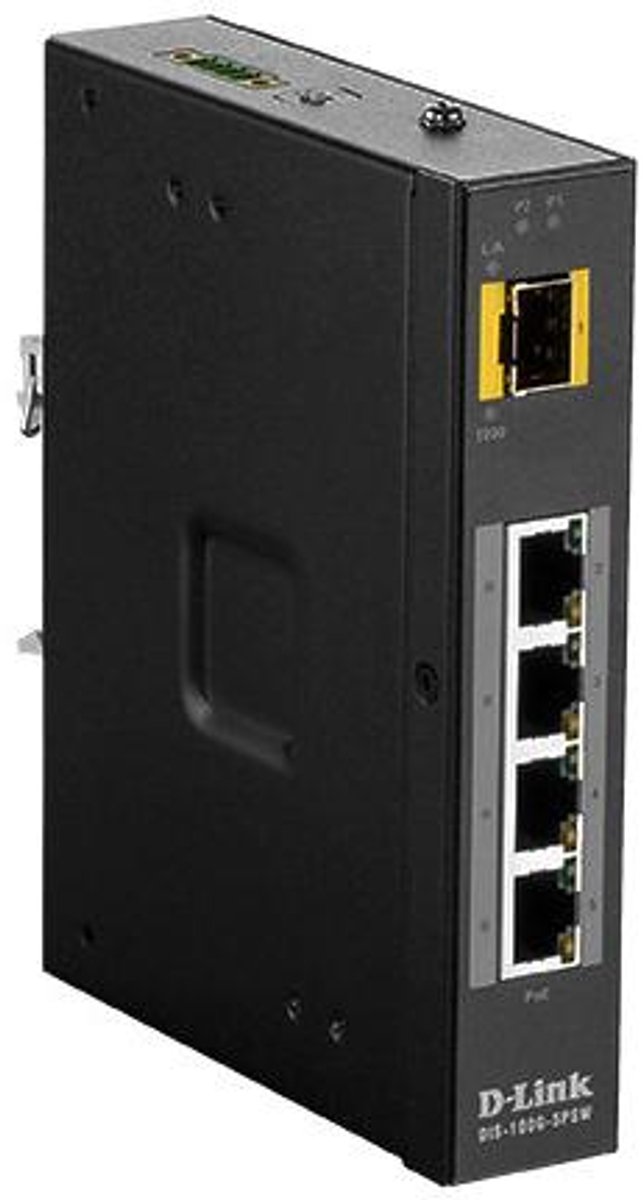 D-Link DIS-100G-5PSW Netwerk switch RJ45/SFP 4 + 1 poorten PoE-functie
