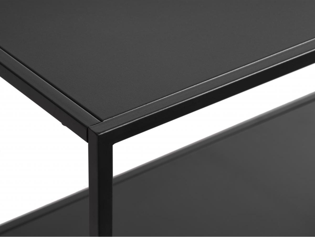Nordic Home Sigurd metalen dressoir - 1 deur - 120 cm - zwart