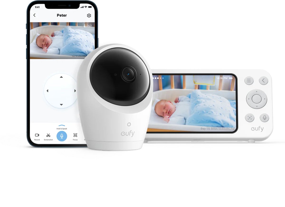 Eufy Baby Monitor E20 Slimme Binnencamera Wit