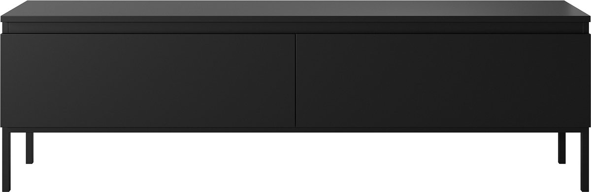NADUVI Collection Kate Tv-Meubel - B 150 cm - Zwart / Zwart