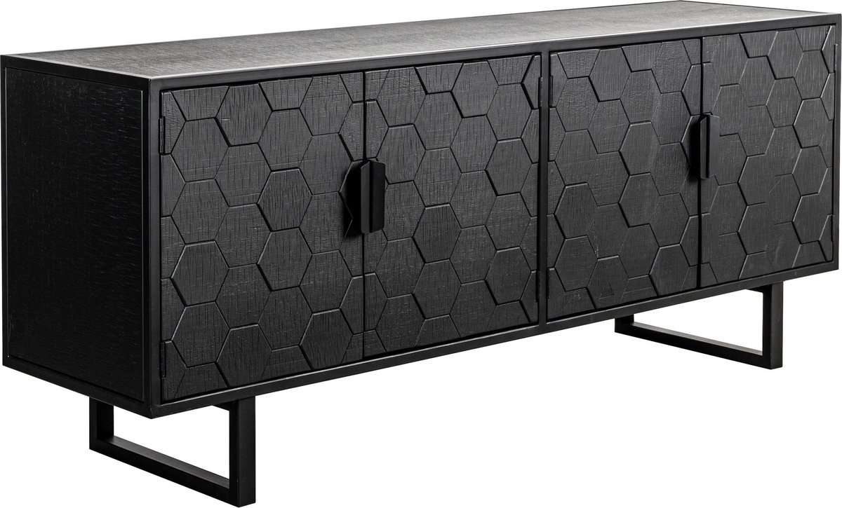 Housecraft Living Linc Dressoir| Kast Laag Hout Zwart