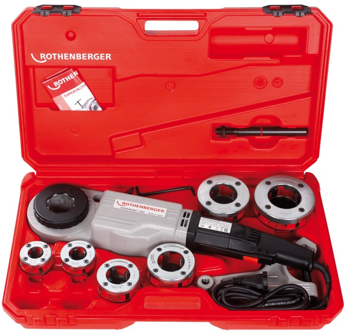 Rothenberger Schroefdraadsnijmachine | 1/2-2 inch | 1010 W | 1 stuk - 71256 71256