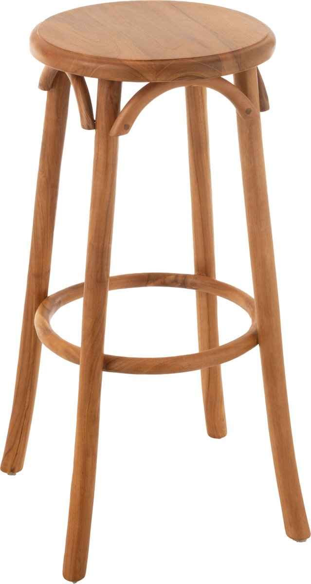 J-Line barkruk Ali - hout - naturel