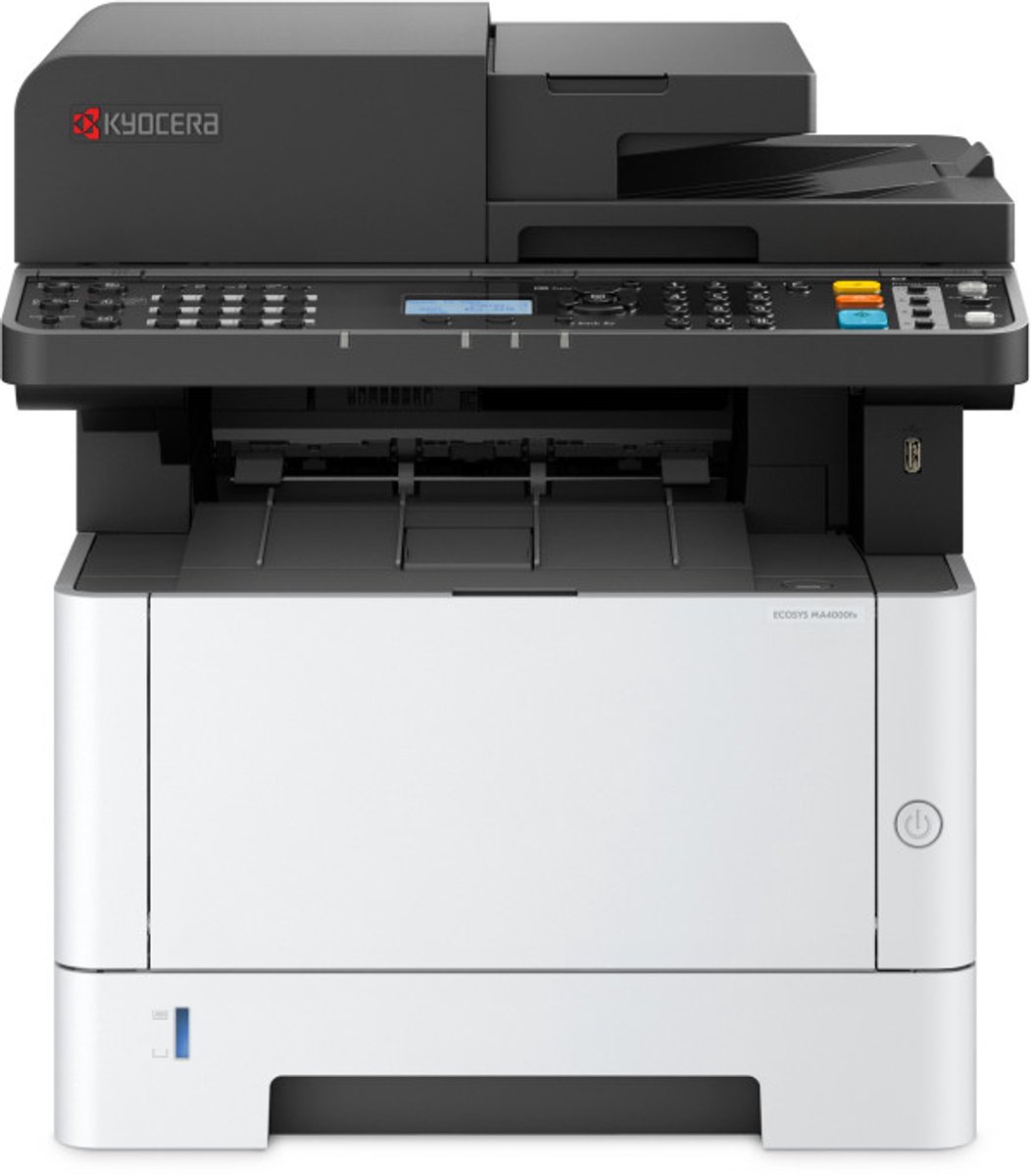 Kyocera MA4000fx Printer Laser, kleur Zwart/wit A4 Printen, scannen, kopiëren, faxen LAN, USB, Duplex