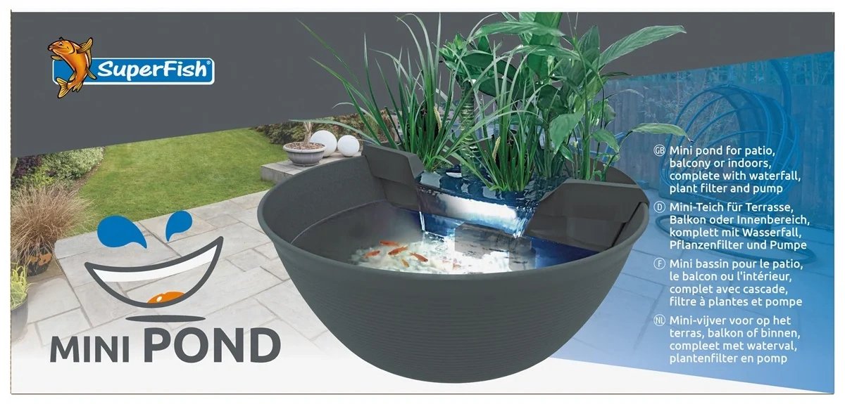 SuperFish  Mini pond grijs - SuperFish